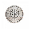 Round Wall Clock Wood Plank