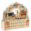 Homcom Light Up Christmas Advent Calendar With 24 Countdown Drawers