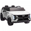 Qaba 2-seater Powered Ride-On Truck, 12v Cadillac Escalade Licensed Battery Powered Kids Electric Ca