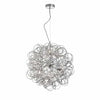 Dainolite Baya 6 Light Tubular Pendant Polished Chrome Finish Lamp