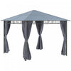 Outsunny 10' X 10' Polycarbonate Hardtop Gazebo Canopy Outdoor Patio Gazebo With Aluminum Frame & Cu
