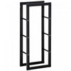 Homcom Firewood Rack Log Holder Fireplace Storage Rack With Handles And 220 Lbs. Weight Capacity, 15