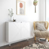 Nordika 2-Door Accent Cabinet - White