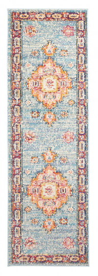 Lotus Blue Rug 2'8