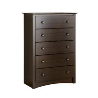 Sonoma 5-Drawer Chest - Espresso