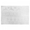 Vinyl Placemat Reindeer and Tree Silver