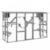 Pawhut Catio, Large Outdoor Cat Enclosure With Cat Condos, Platforms, Ladders, Doors, Weather-resist