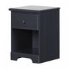 Summer Breeze 1-drawer Nightstand - Blueberry