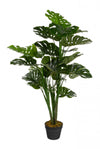 Artificial 47\" Monstera In Black Pot