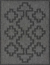 Esina Transitional 8'0\" x 10'0\" Area Rug in Grey Indoor Area Rug