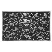 Rubber Birds on Branches Floormat