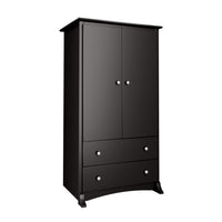 Sonoma 2-door Armoires - Black