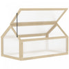 Outsunny Wooden Cold Frame Greenhouse Garden Portable Raised Planter With Openable Top For Indoor, O