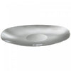 Oval Serving Tray with Handle Silver