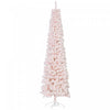 Homcom Snow Flocked Pencil Christmas Tree Slim Artificial Christmas Tree