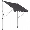 Outsunny 6.6'x5' Manual Retractable Patio Awning Window Door Sun Shade Deck Canopy Shelter Water Res