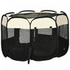 Pawhut Foldable Pet Playpen For Indoor/outdoor Use, Portable Exercise Pen Kennel With Storage Pocket