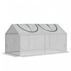 Outsunny 47\" X 24\" X 24\" Portable Mini Tunnel Greenhouse Garden Planting Outdoor Flower Warm House B