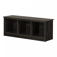 Toza Mudroom Storage Bench - Rubbed Black