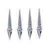 4 Pack Acrylic Diamond Icicles 5\" - Set of 2 Christmas Ornaments