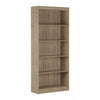 Axess 5-Shelf Bookcase - Rustic Oak