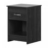 Tassio 1-Drawer Nightstand - Grey Oak