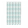 14pc Set Peva S. Curtain 12 Hooks and Bathmat Geo Diamond Shower Curtains