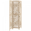 Homcom 3 Panel Room Divider, Detachable Privacy Screens, Natural Wood