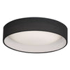 Dainolite Cfled Flush Mount 15\" Black Shade Lamp