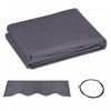 Outsunny 11' X 8' Retractable Awning Fabric Replacement Outdoor Sunshade Canopy Awning Cover, Uv Pro