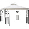 Outsunny 10' X 10' Outdoor Garden Metal Gazebo Patio Canopy Marquee Patio Party Tent Canopy Shelter
