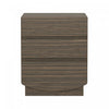 Ardea Contemporary 20\" Nightstand in Walnut (3-Drawer)