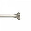 Umbra Ella Nickel Steel Expandable 1\" Curtain Rod - 72\"-144\"