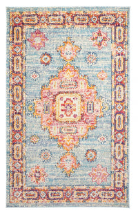 Lotus Blue Rug 5'0