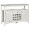 HOMCOM Sideboard Buffet Credenza Storage Cabinet with Drawer Wine Rack