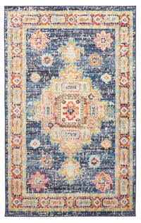 Lotus Navy Rug 8'0