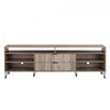 Dumbo Modern 85\" Fluted TV Stand in Golden Brown