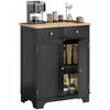 HOMCOM Kitchen Storage Cabinet, Sideboard Floor Cupboard with 2 Drawers