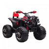 Aosom 12v Kids Powered Ride-On Four Wheeler Atv Car With Mp3 Real Working Headlights, Battery Powere