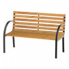 Outsunny 48"l Garden Bench Outdoor Patio 2-person Wooden Seat Chair