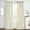Habitat Paloma Grey Sheer Dual Header Curtain Panel - 52 x 63
