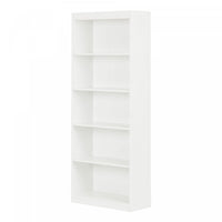 Axess 5-shelf Bookcase - Pure White