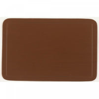 Plastic Placemat Chocolate - Set of 12