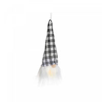 LED White Buffalo Gnome Sitter Figure