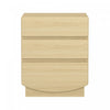Ardea Contemporary 20\" Nightstand in Natural Oak (3-Drawer)