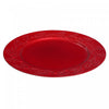 Charger Plate Holly berries Red 13\" - Set of 6 Dinnerware