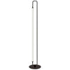 Dainolite Freya 1 Light LED Floor Lamp Matte Black White Acrylic