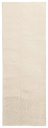 Somos Contemporary Cream Washable Rug 1'10\" x 6'0\" Indoor Area Rug