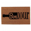 Coir Door Mat Bonjour Vin Floormat