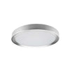 Dainolite Flynn Flush Mount 24w Satin Chrome White Diffuser Lamp
